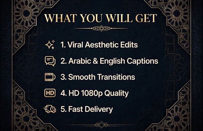 edit aesthetic islamic reels with arabic captions