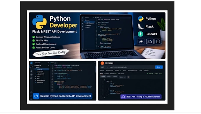build a simple python flask rest API