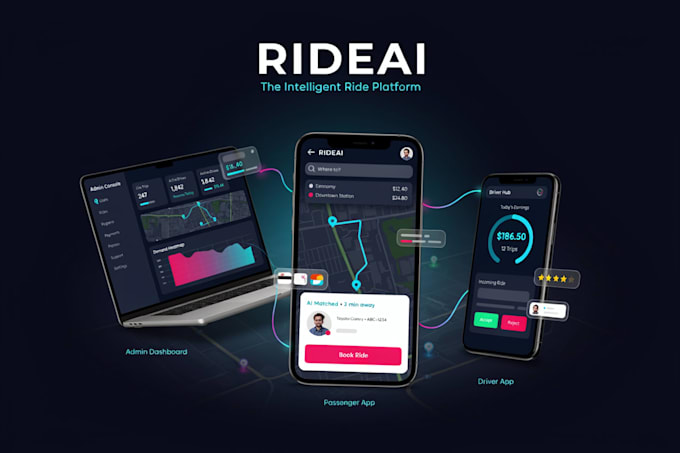develop ai ride sharing or taxi application for you