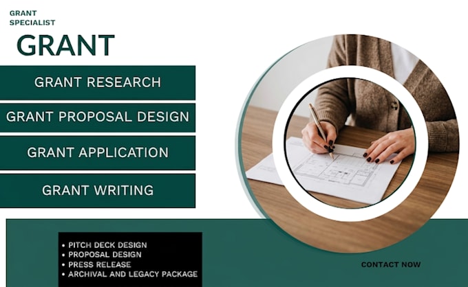 research grants and write professional grant proposals for your project