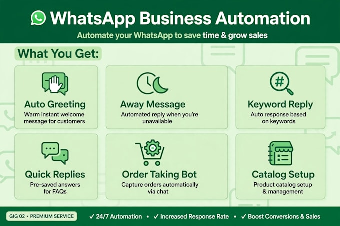 setup whatsapp auto reply bot, chatbot and autoresponder for your business
