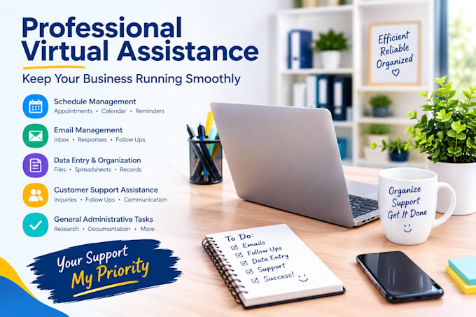 provide professional customer service and virtual assistance