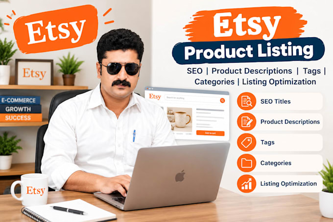 do etsy product listing and store management