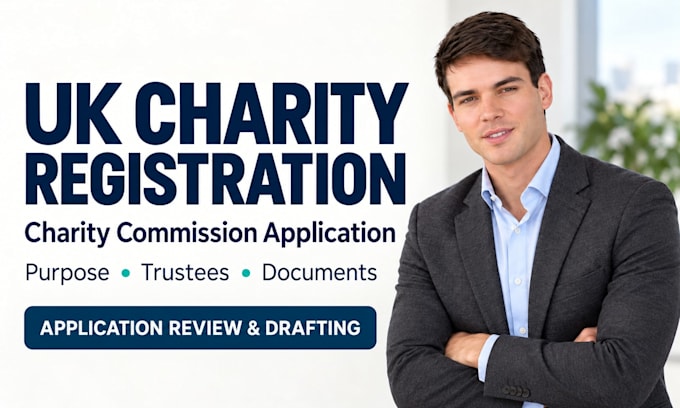 prepare your UK charity registration application for charity commission