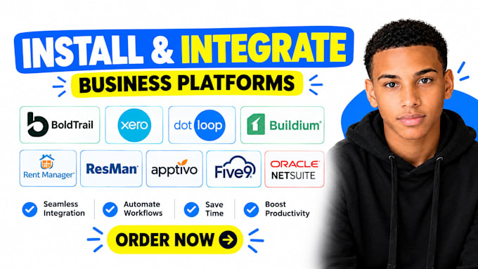 setup boldtrail xero dotloop buildium rent manager resman apptivo five9 netsuite