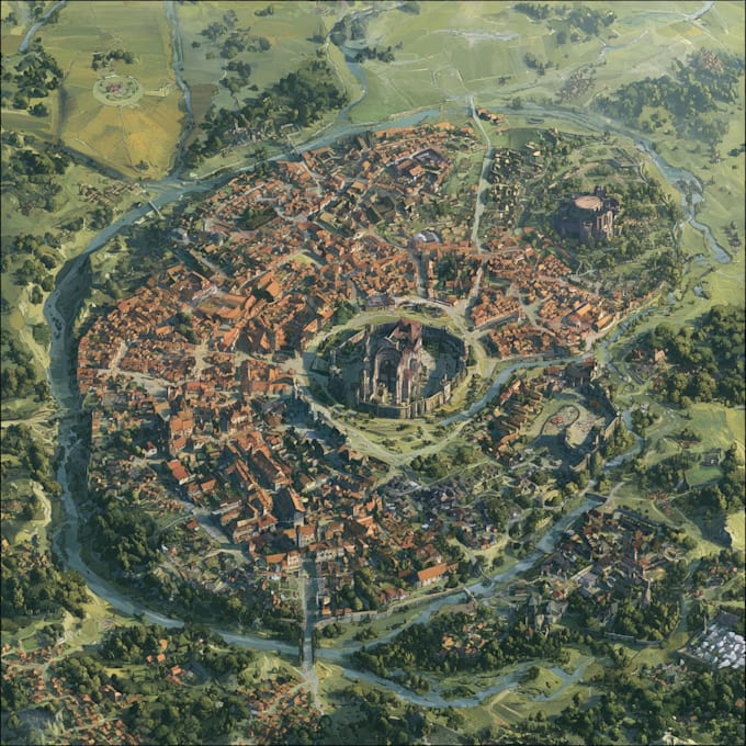 do fantasy map design