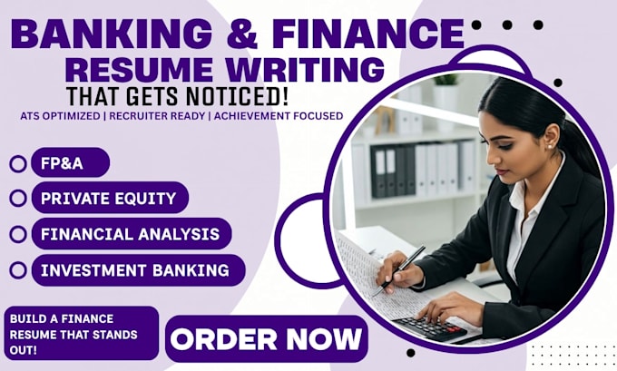 write a banking and finance resume that gets noticed