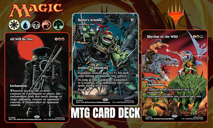 create custom mtg card, tcg card, edh and mtg playmat