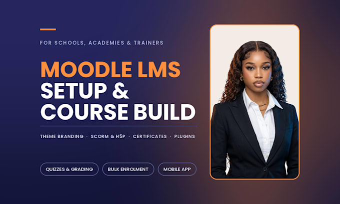design and upgrade moodle lms website moodle course customization moodle