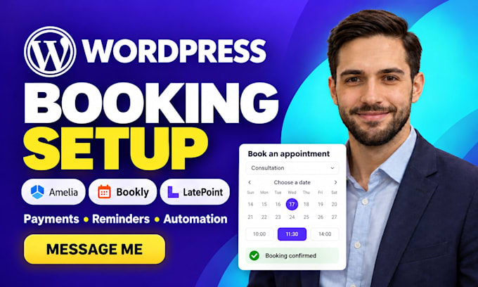 setup wordpress amelia bookly latepoint booking payment reminder automation