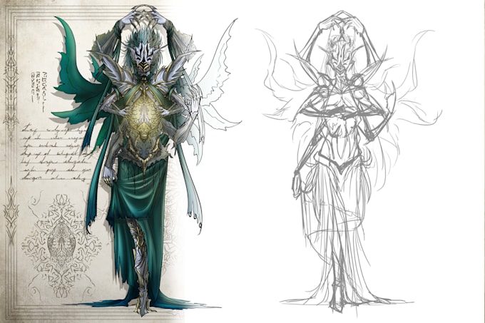 create design of your creature or oc