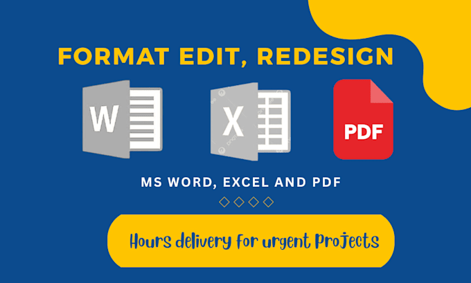 do professional ms word document designing and formatting
