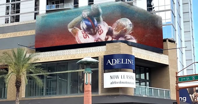 create 3d anamorphic ads for billboards, stadiums and led screens display