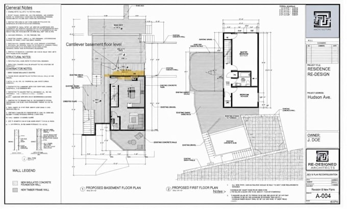 create residential renovation, home addition and permit blueprints