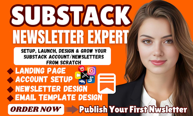 setup and design your substack newsletter from scratch, substack website design