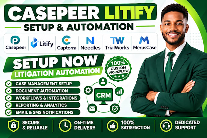 do casepeer litify captorra needles trialworks meruscase litigation automation