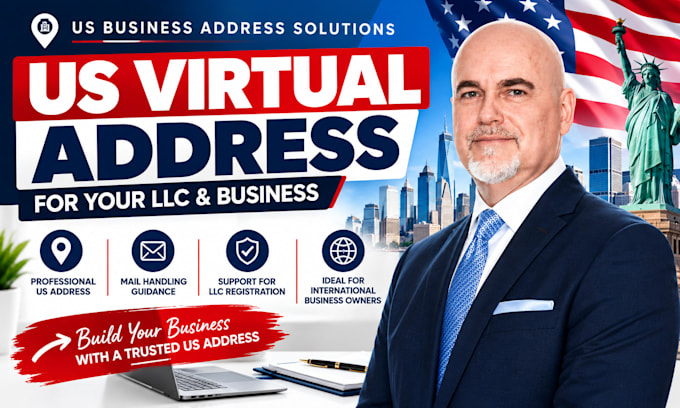 help you get a US virtual business address for your llc