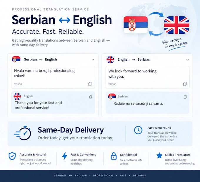 translate multiple languages to english