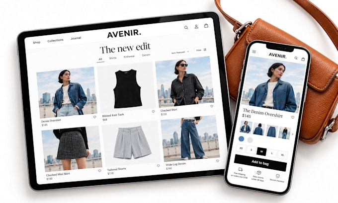 design your ecommerce website from scratch
