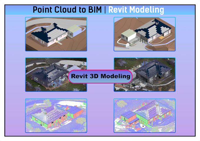 convert point cloud to revit 3d model and 2d drawings