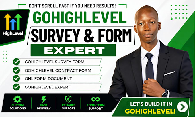 build gohighlevel quiz funnel, survey form and ghl automation