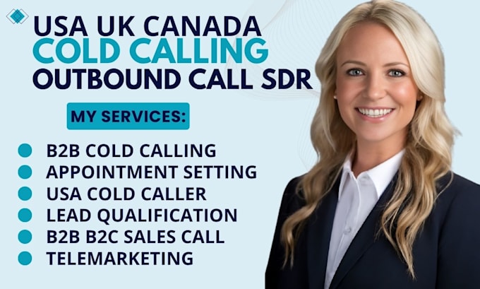 usa uk cold calling b2b cold caller appointment setting outbound sales call sdr