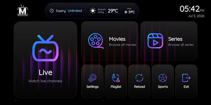 redesign latest ibo ultra tivimate xciptv with control panel