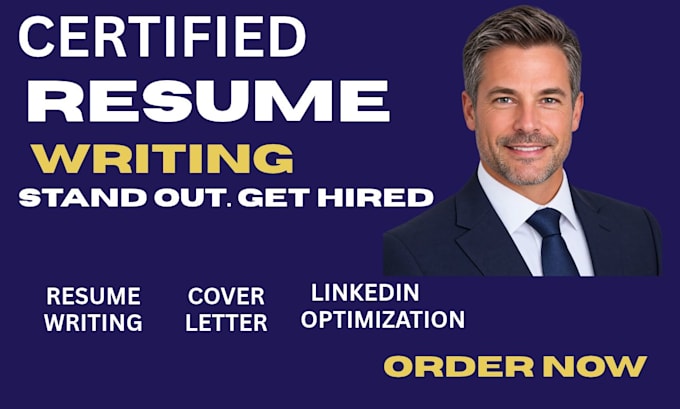 executive resume, CV and cover letter