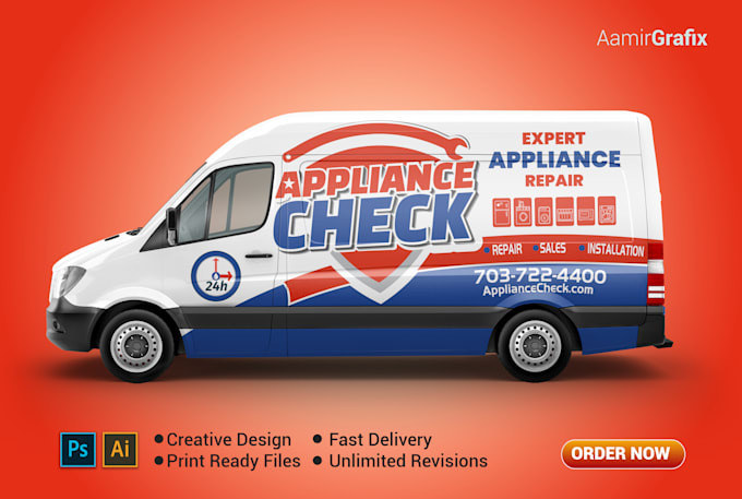 do professional vehicle wrap, van wrap, truck wrap and car graphics