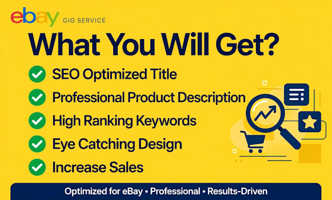 do professional ebay product listing and ebay store listing