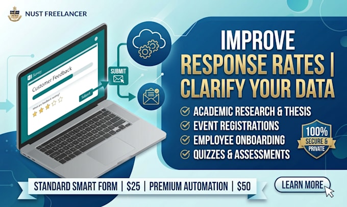 design professional microsoft forms, google forms, and automated surveys