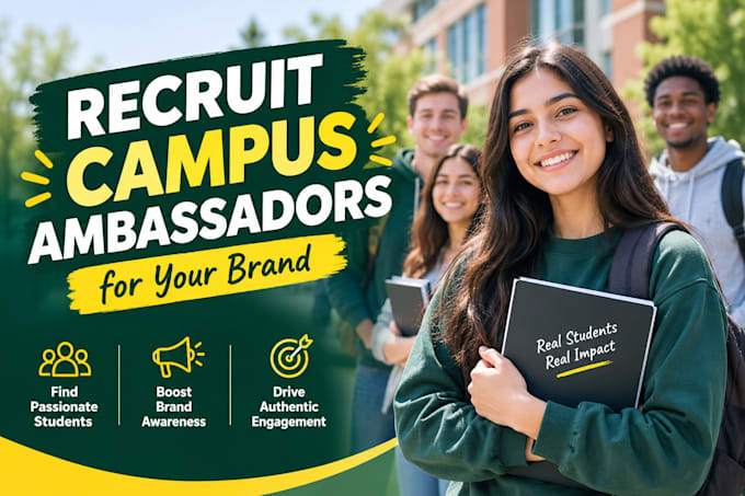 recruit campus ambassadors for your brand