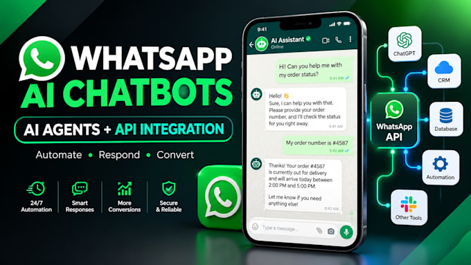 build ai chatbot, whatsapp ai agent using whatsapp API