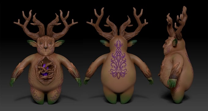 create stylized 3d models, characters, props, and environments