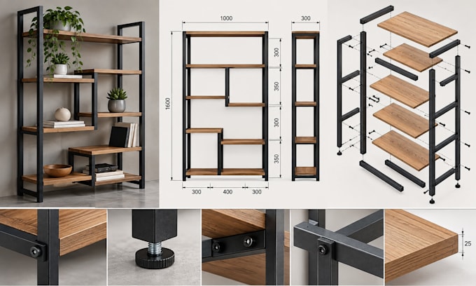 create technical assembly instructions and installation drawings