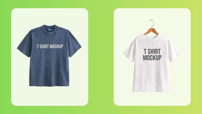 create an amazing t shirt mockup design