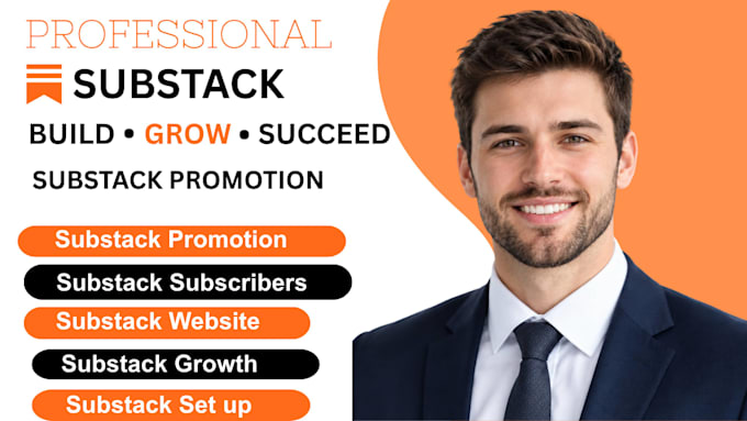 do substack setup, promotion, newsletter, page for subscriber growth