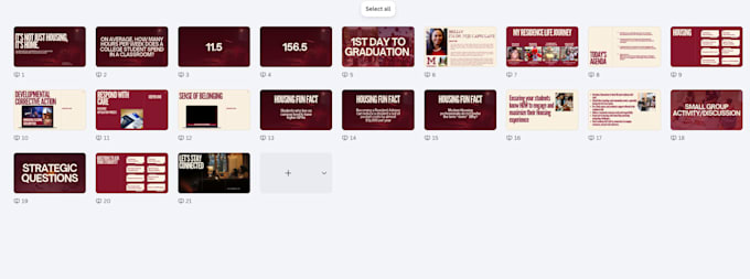 create a narrative driven presentation