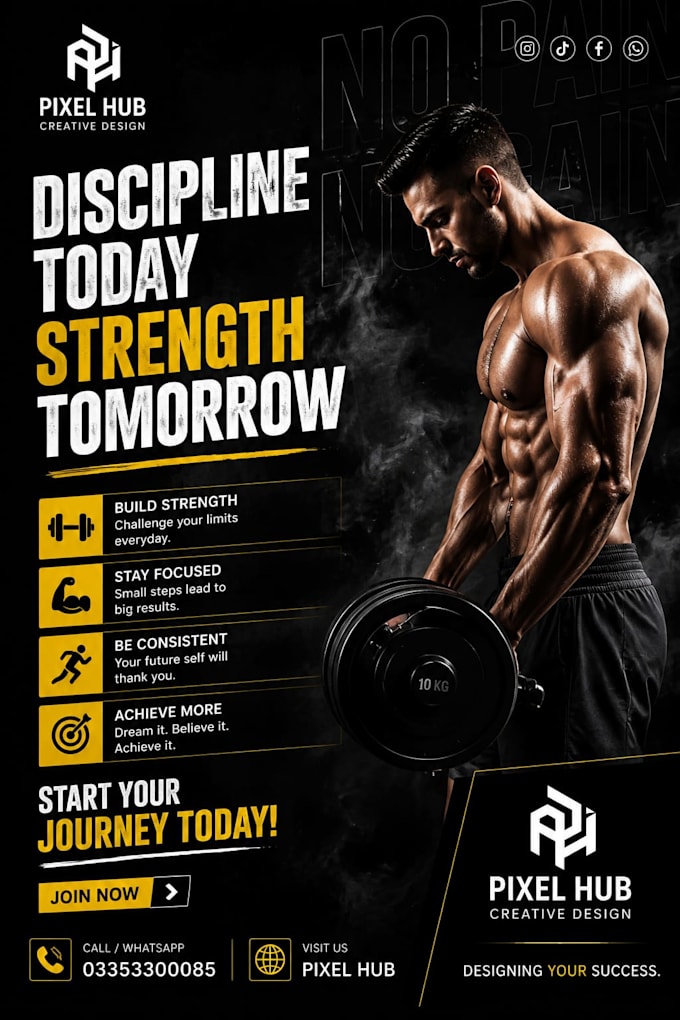 design professional posters and promotional graphics