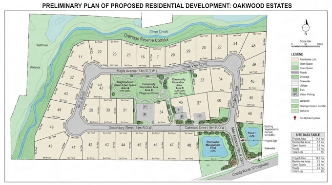 create master plans, subdivision layouts and site development plans