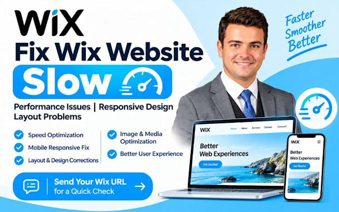 fix wix website slow performance issues responsive design layout problems