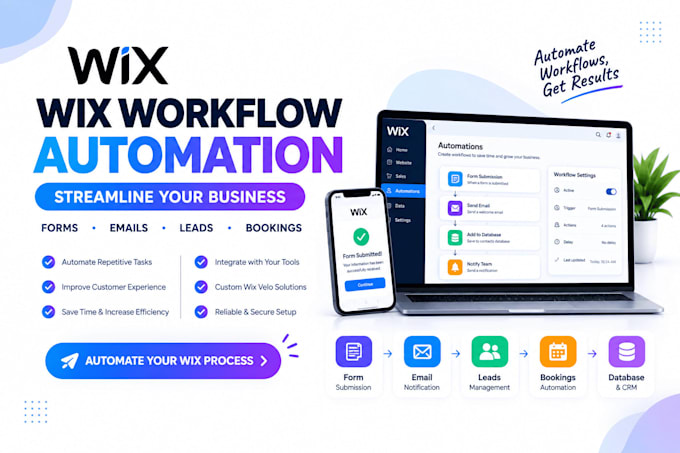 build and automate wix workflow to streamline your wix workflow process