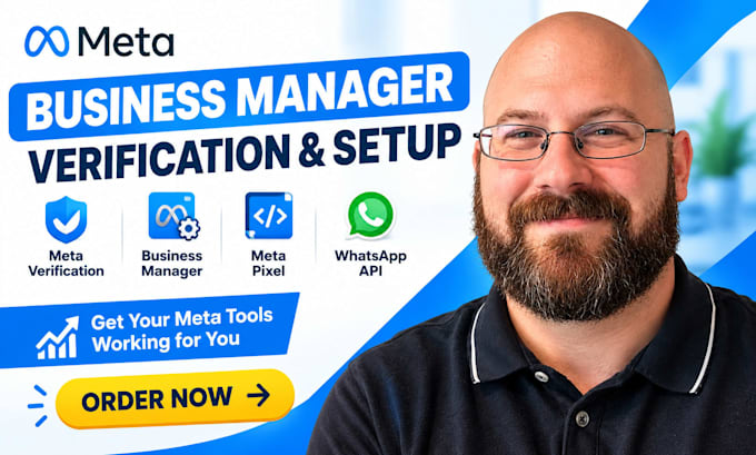 help with meta verification, meta pixel, business manager and whatsapp API