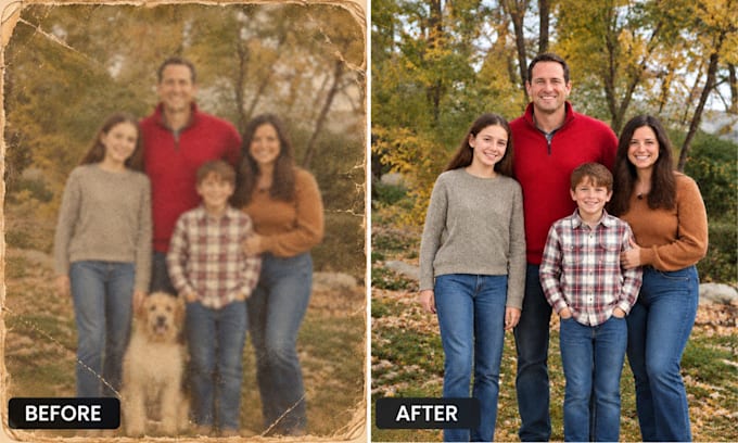 create photoshop image manipulation, face swap, object removal, and retouching