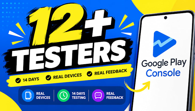 provide 12 testers google play closed testing