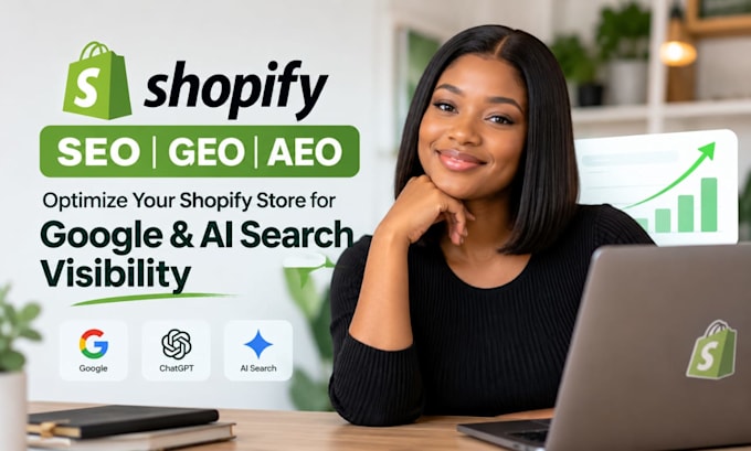 do shopify seo geo aeo optimization for google, ai search visibility ecommerce