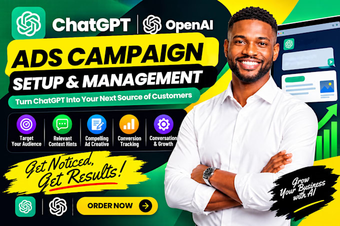set up, fix, manage chatgpt ads campaign, openai ads and conversion API tracking