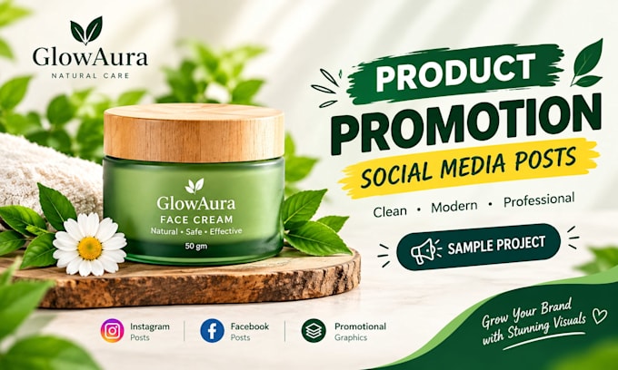 create engaging product promotional posts for social media