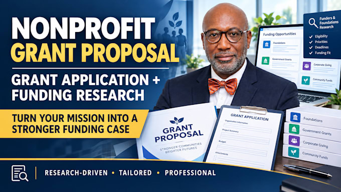 write nonprofit grant proposal grant application and grant funding research