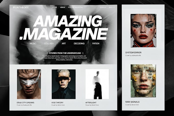 design professional magazine and newspaper ads